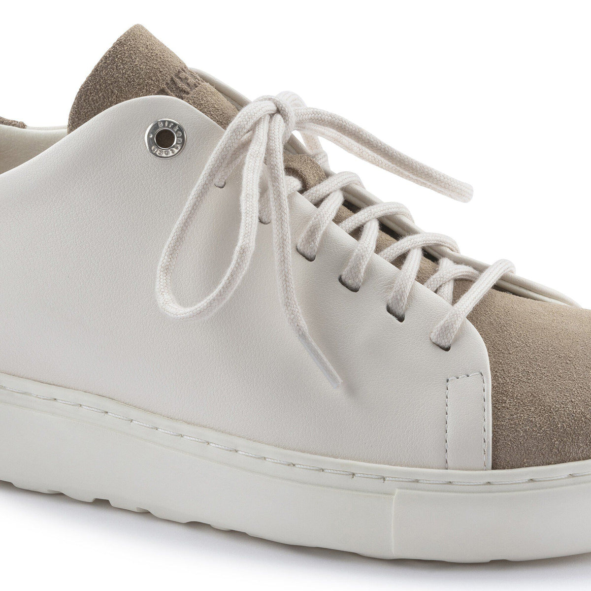 Bend Low Decon Pop Natural Leather Nubuck - Taupe/Eggshell