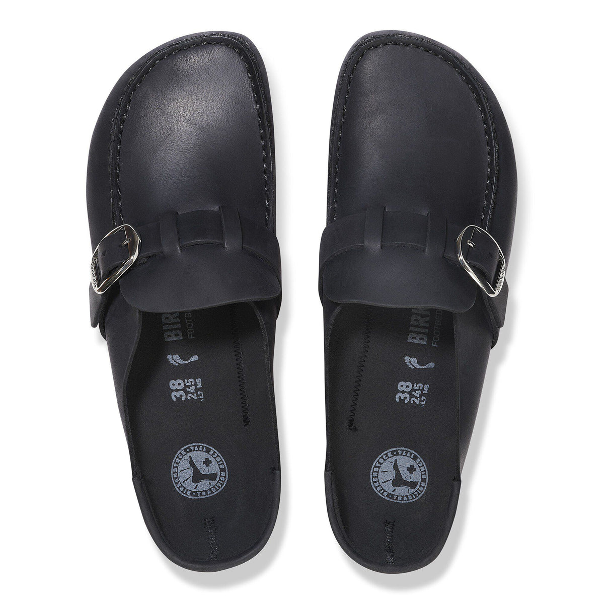 Buckley Natural Leather Oiled - Black