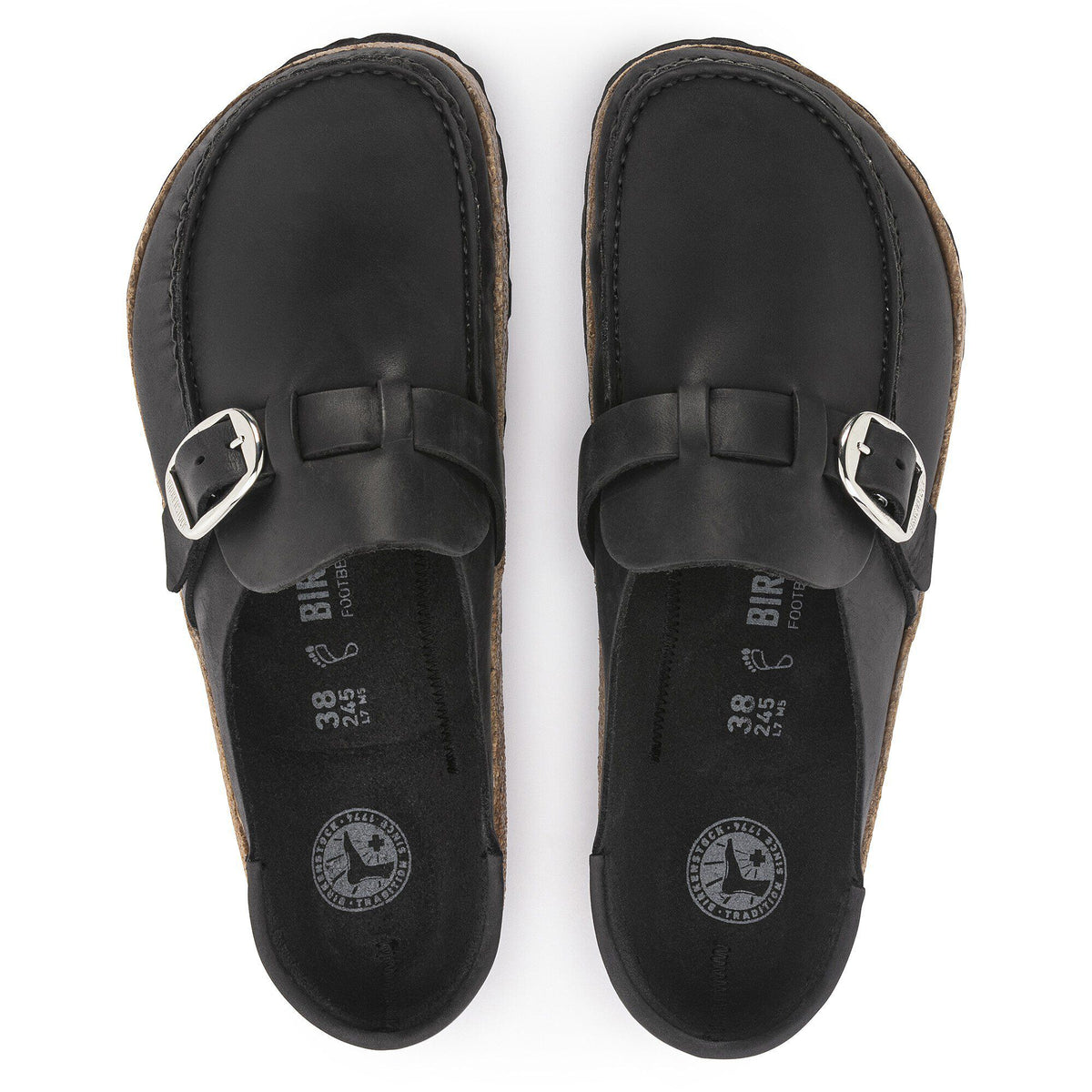 Buckley Natural Leather Oiled - Black
