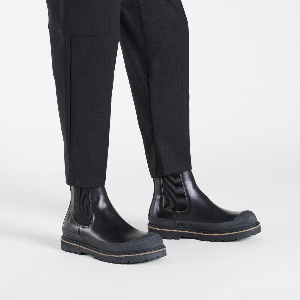 Prescott Slip On Men Waxy Leather - Black