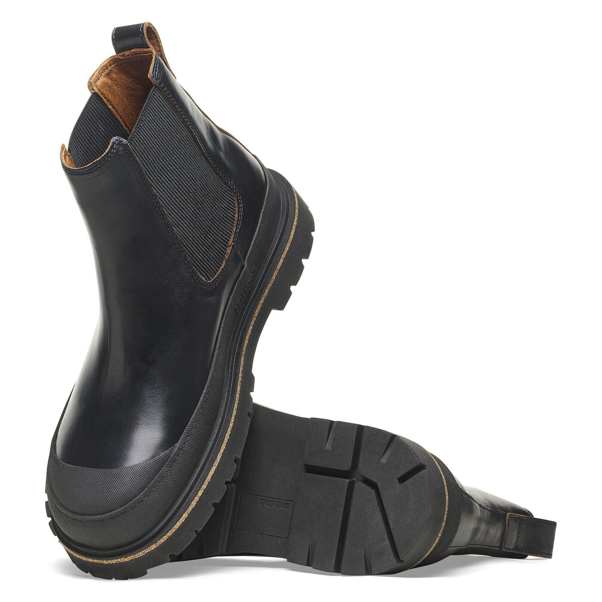 Prescott Slip On Men Waxy Leather - Black