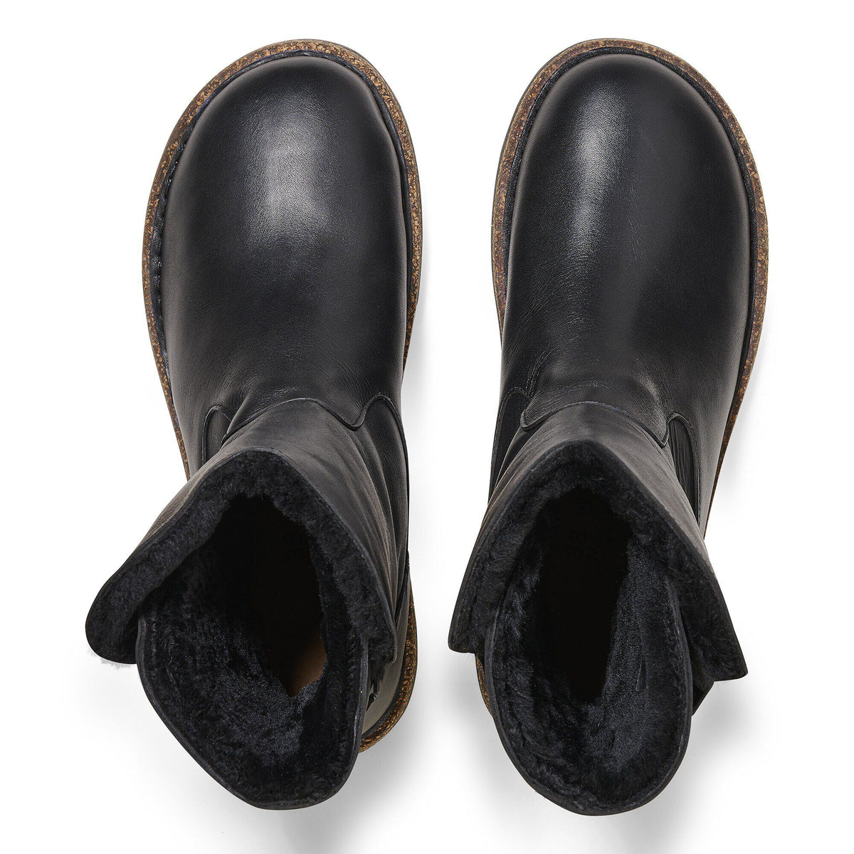 Uppsala Shearling Natural Leather - Black