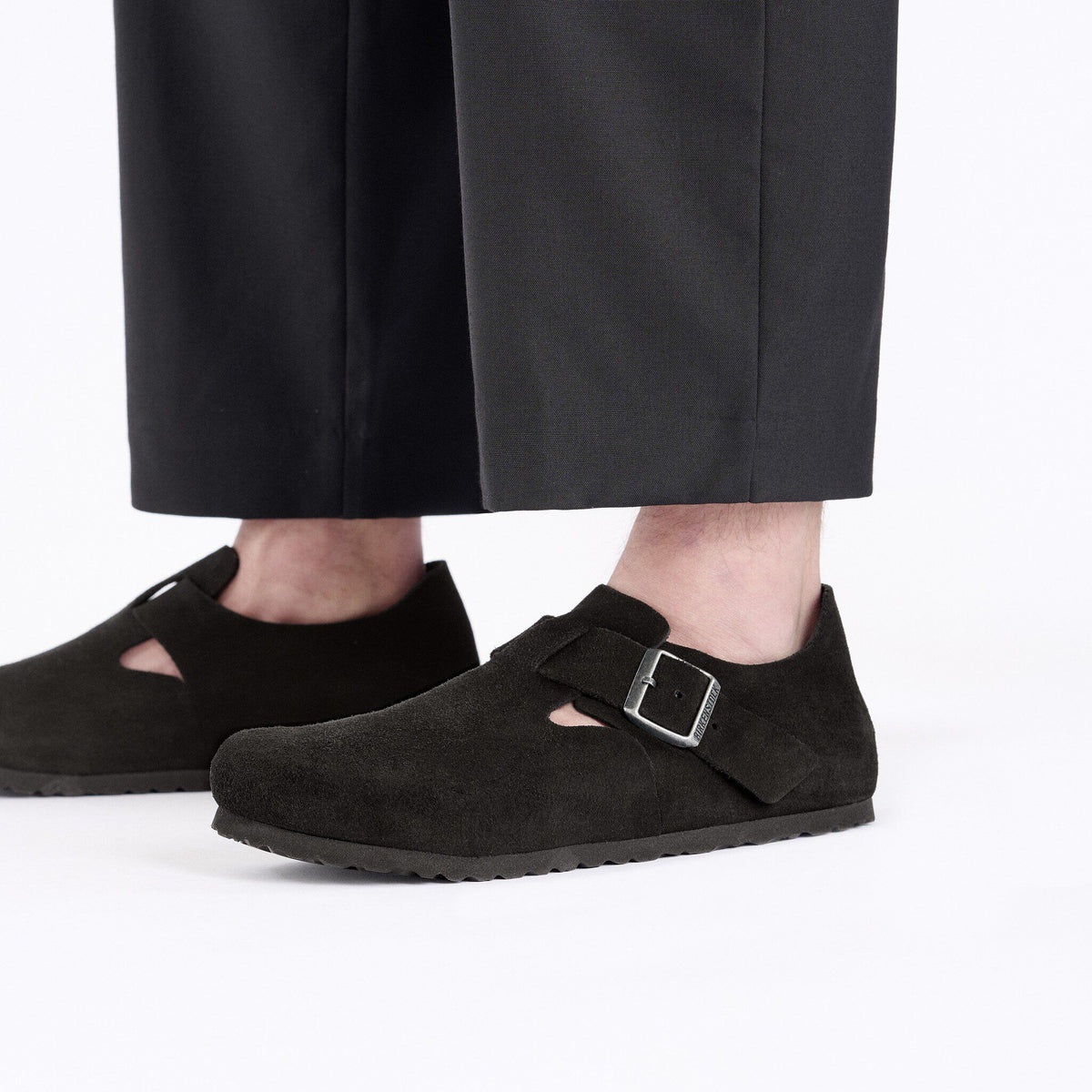 London Suede Leather - Black