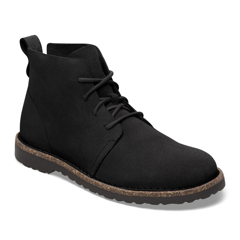 Uppsala Mid Suede Leather - Black