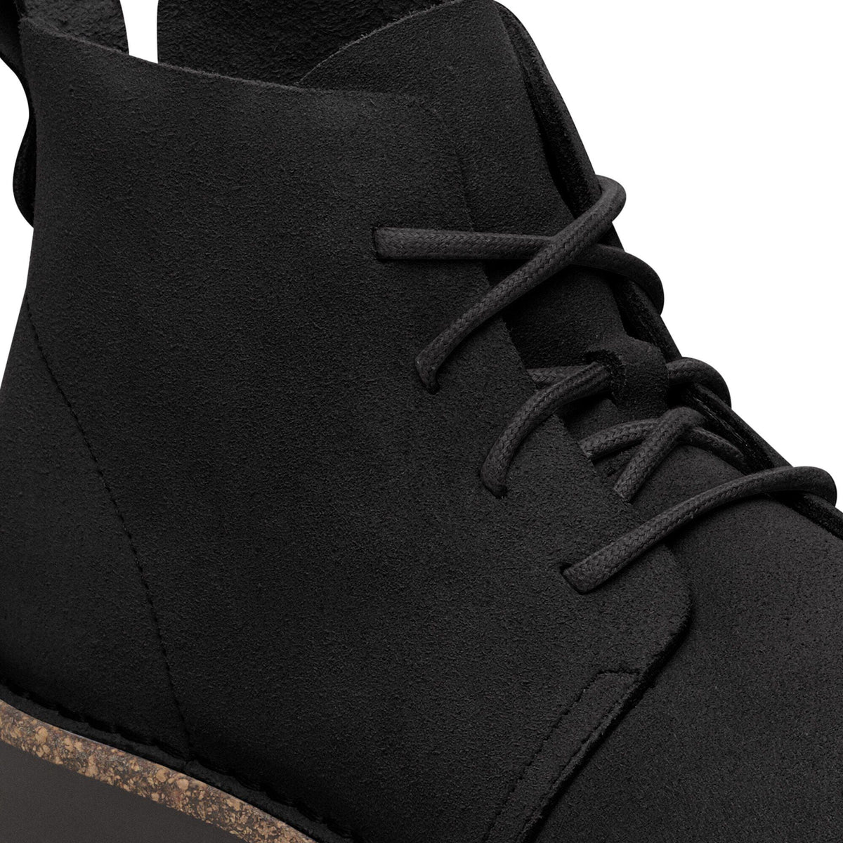 Uppsala Mid Suede Leather - Black