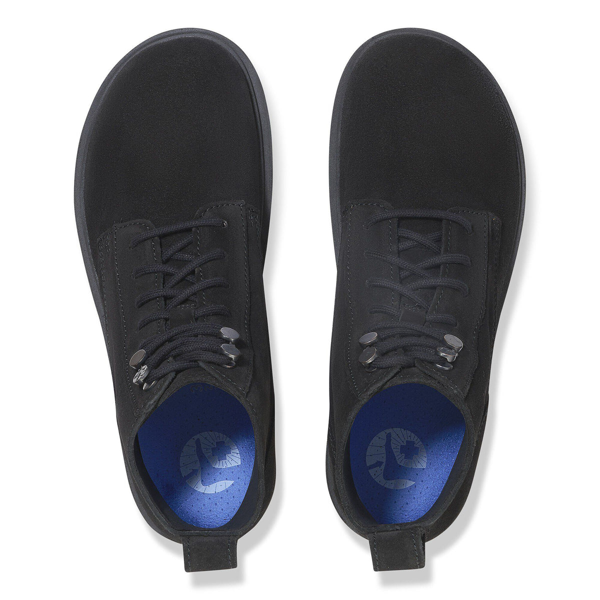 Highwood Lace Mid Women Suede Leather - Black