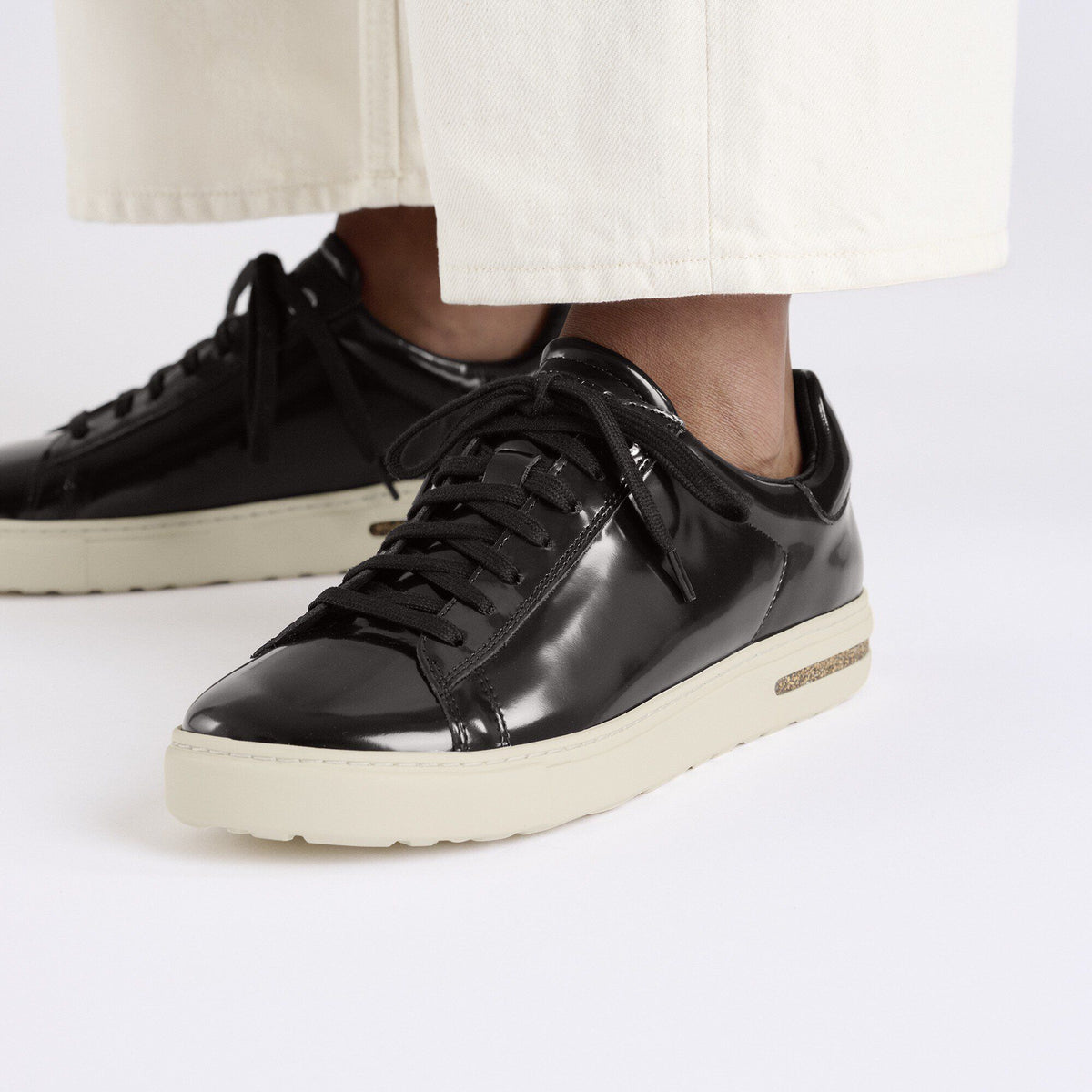 Bend Low Natural Leather Patent - Black