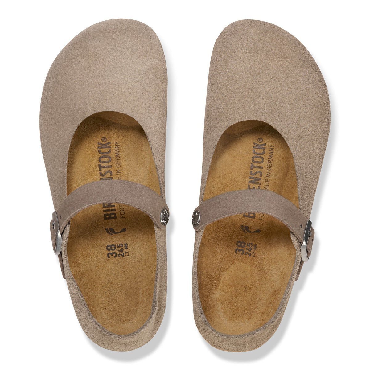 Mantova Suede Leather - Taupe