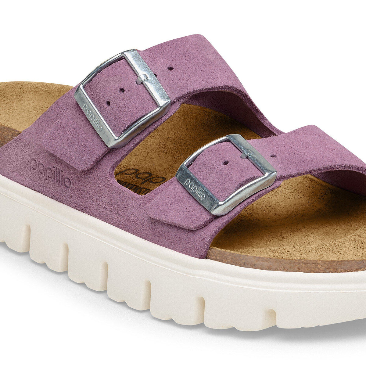 Arizona Platform Suede Leather - Mauve