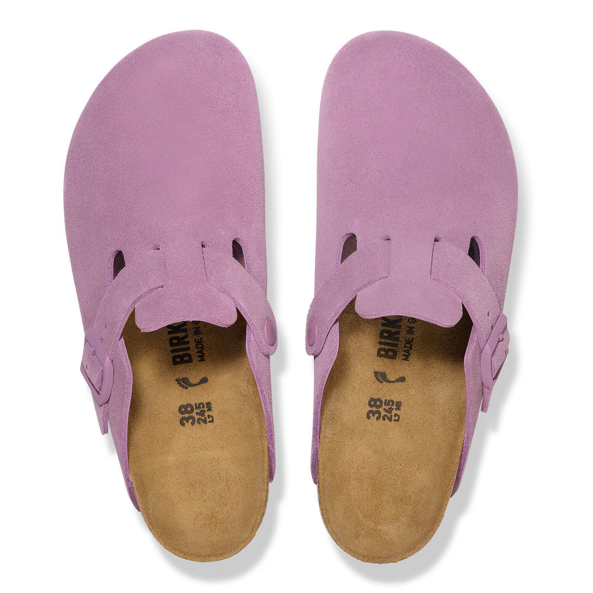 Boston Suede Leather - Mauve