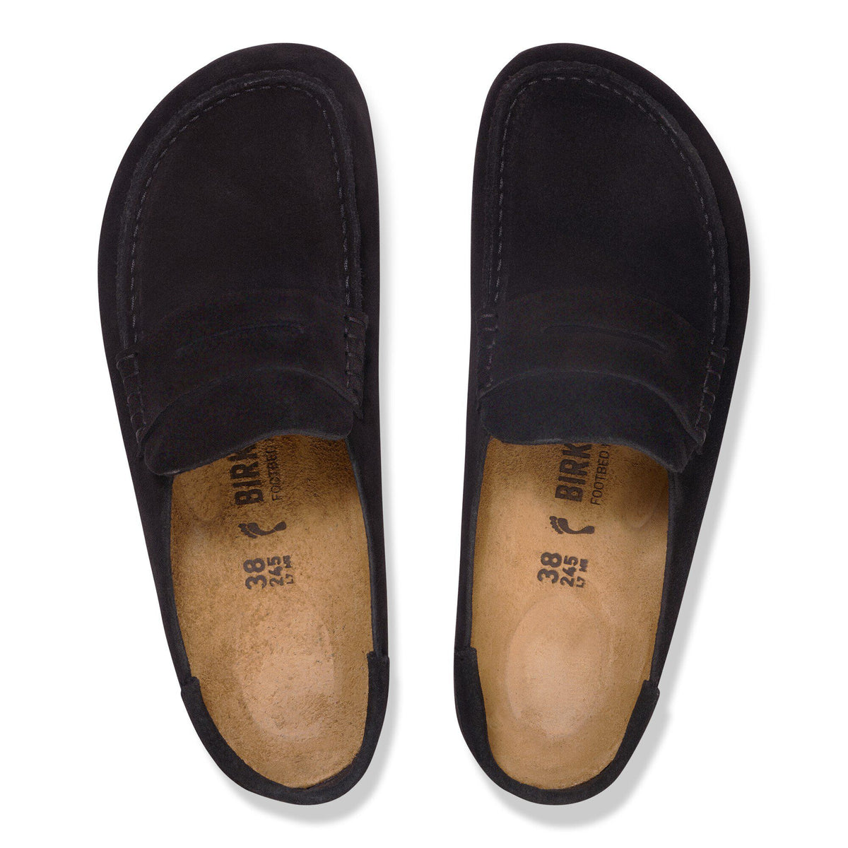 Naples Wrapped Suede Leather - Black