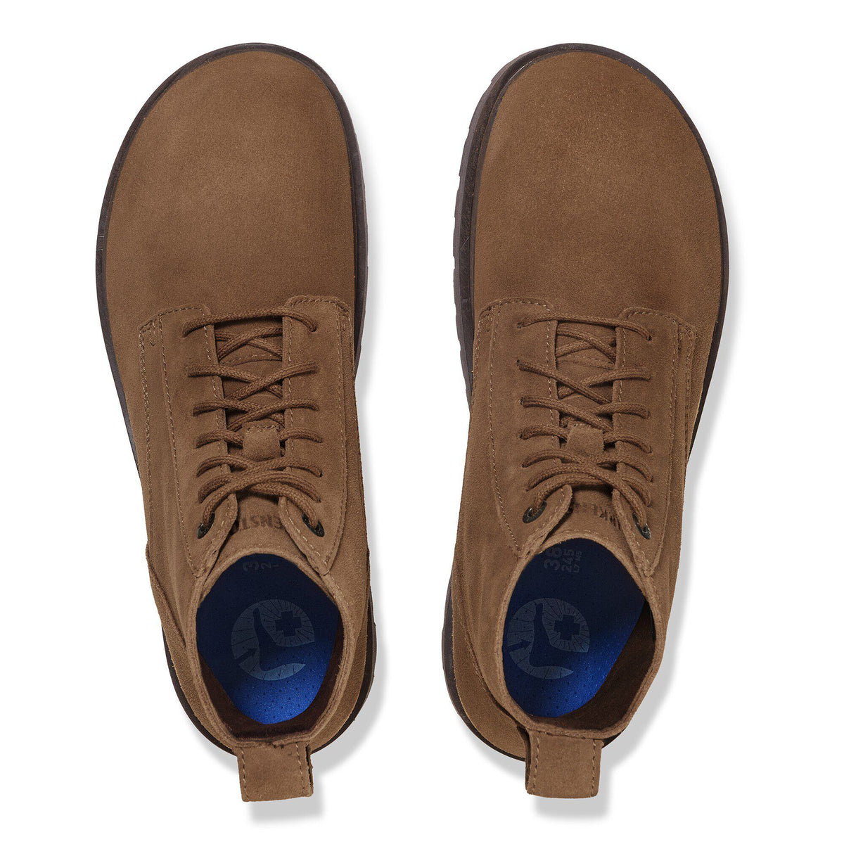 Highwood Lace Mid Men Suede Leather - Dark Tea