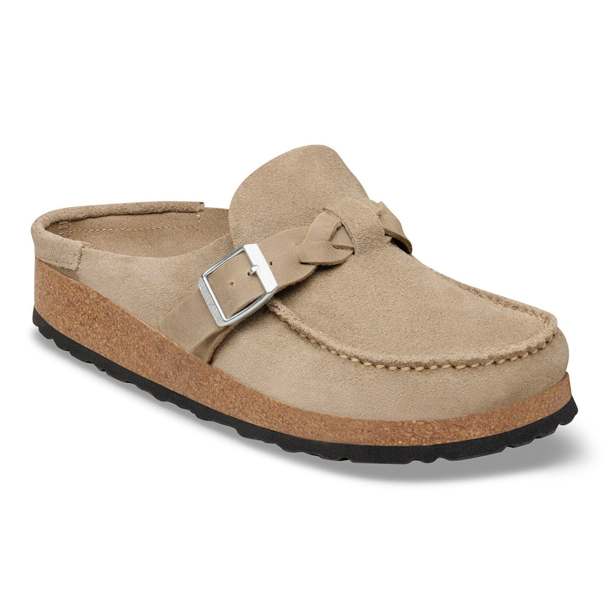 Buckley Braided Suede Leather - Taupe