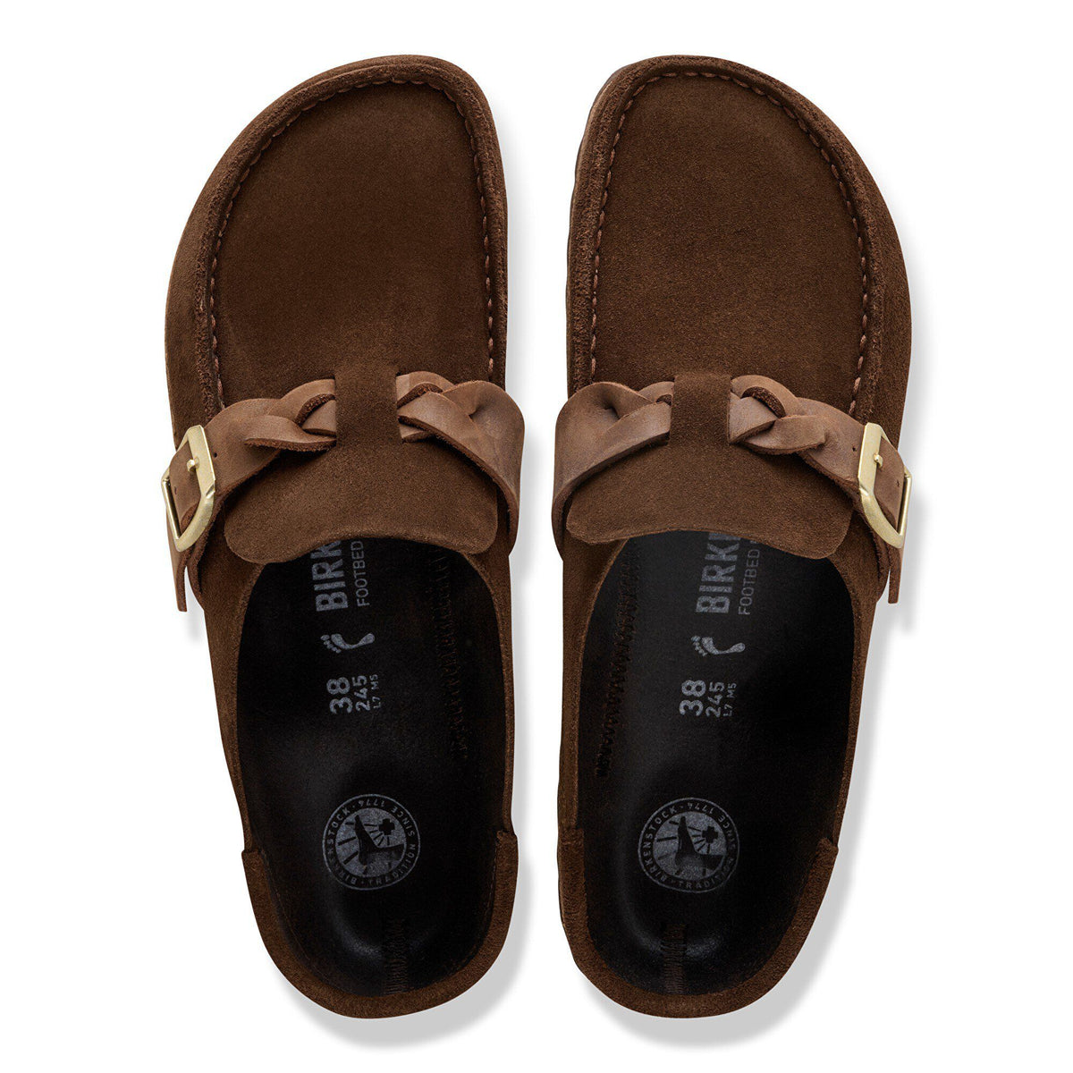 Buckley Braided Suede Leather - Carafe