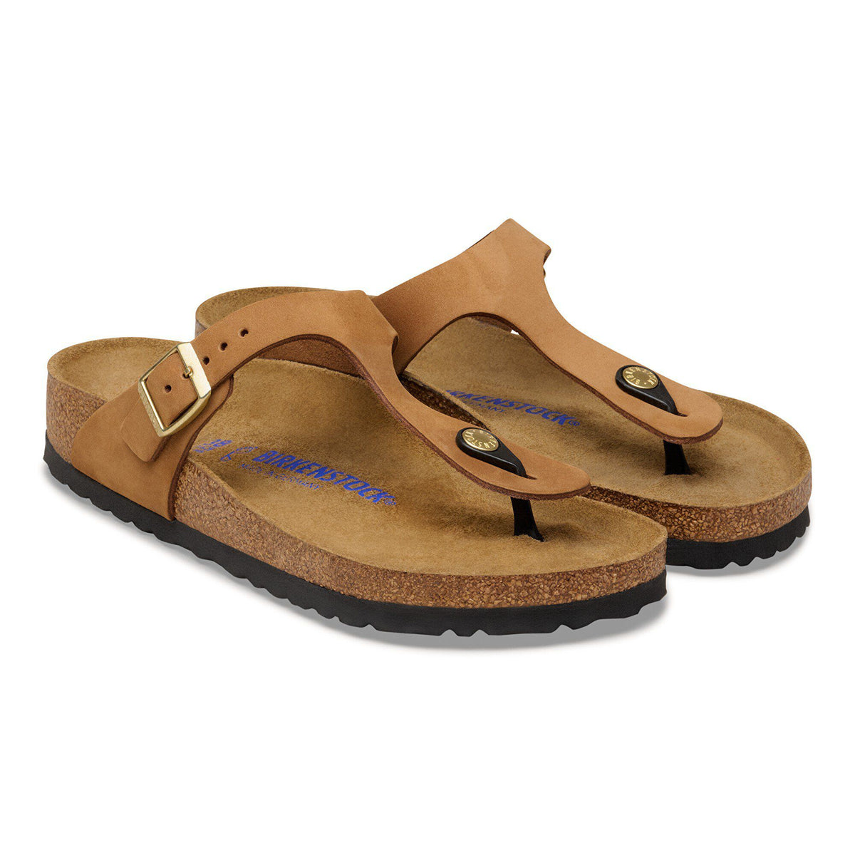 Gizeh Soft Footbed Nubuck Leather - Mink