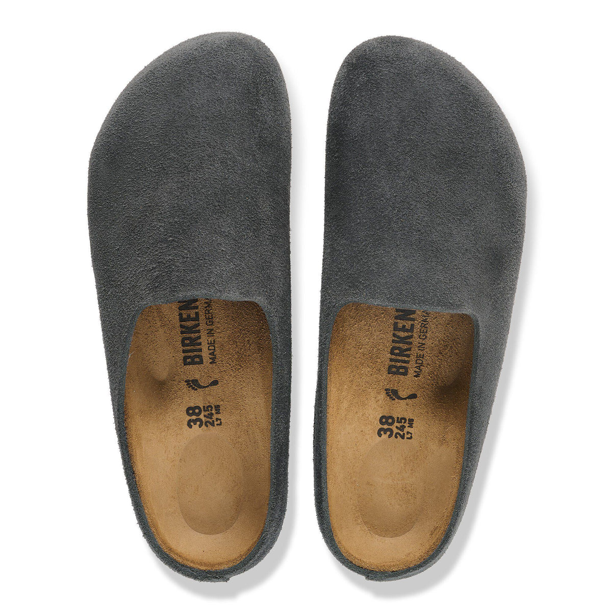 Amsterdam Wrapped Suede Leather - Charcoal
