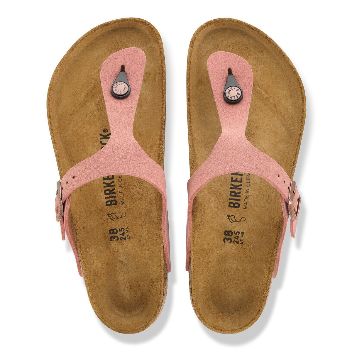 Gizeh Birko-Flor Nubuck - Pink Clay