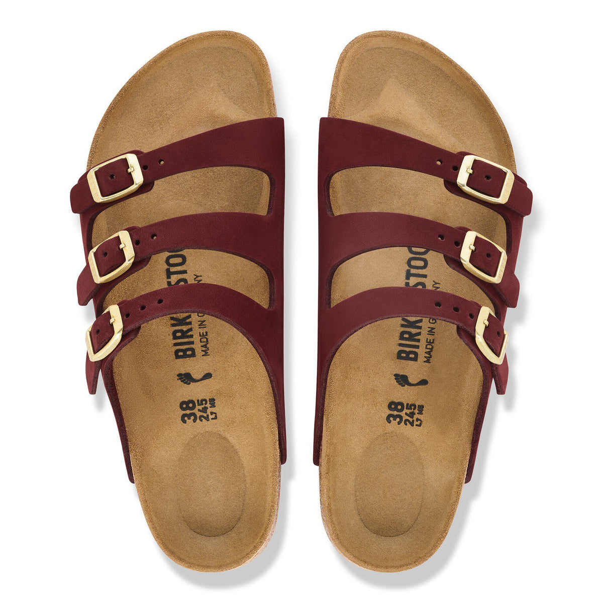 Florida Fresh Nubuck Leather - Zinfandel
