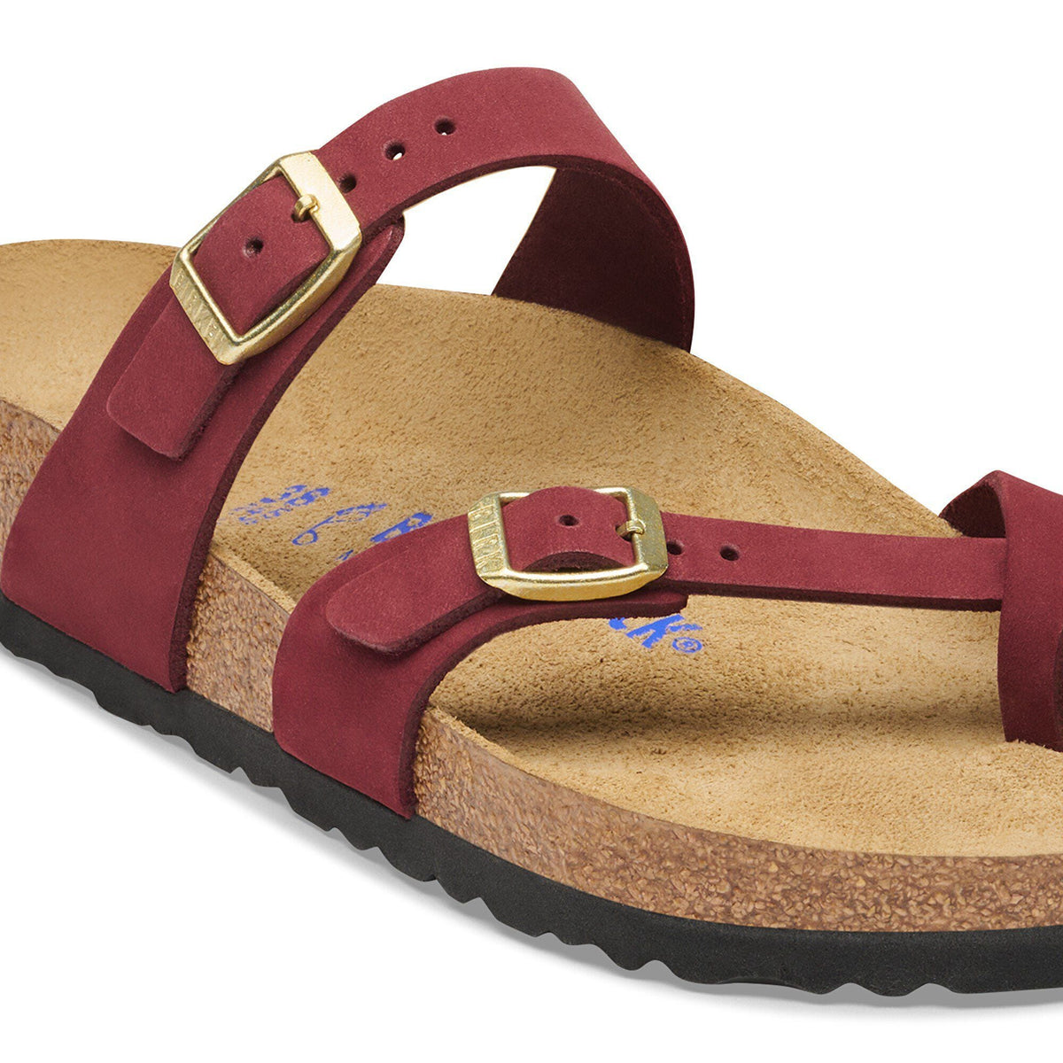 Mayari Soft Footbed Nubuck Leather - Zinfandel
