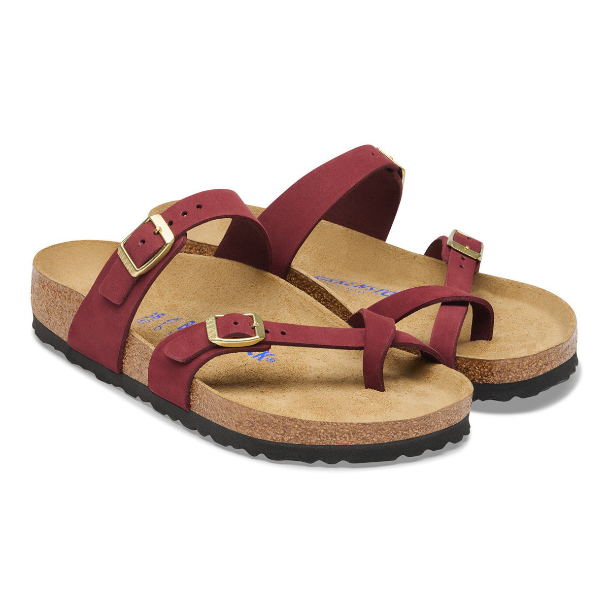Mayari Soft Footbed Nubuck Leather - Zinfandel