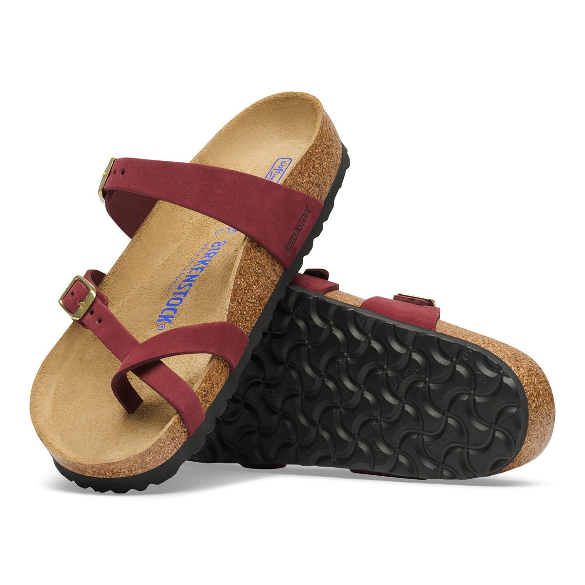 Mayari Soft Footbed Nubuck Leather - Zinfandel