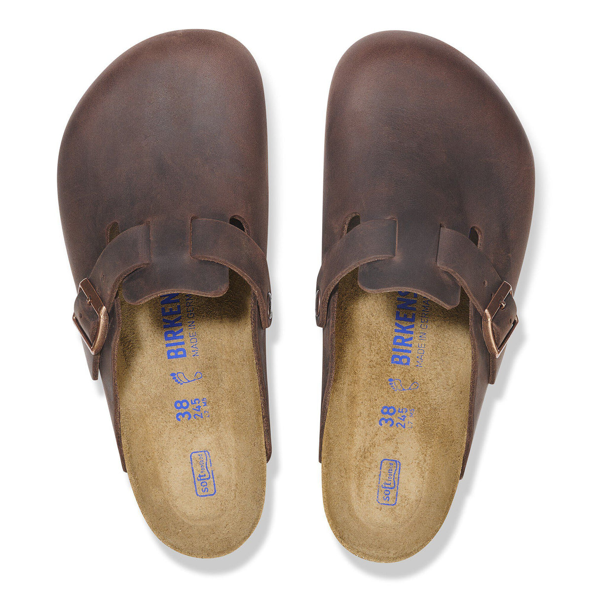 Boston Soft Footbed Natural Leather Oiled - Habana