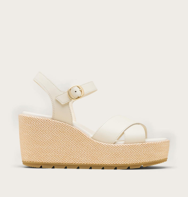 Sunpeak™ Wedge Ankle Strap Women's Sandal - Chalk, Gum 16