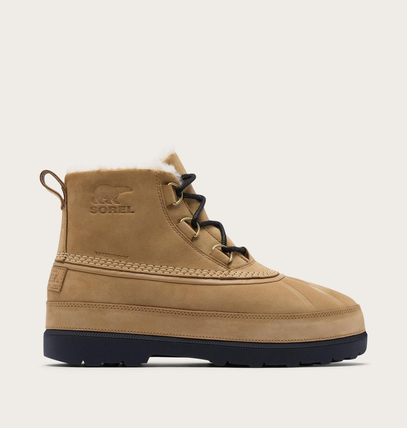 Ambler™ Fireside Chukka Men's Waterproof Boot - Caribou Buff, Black