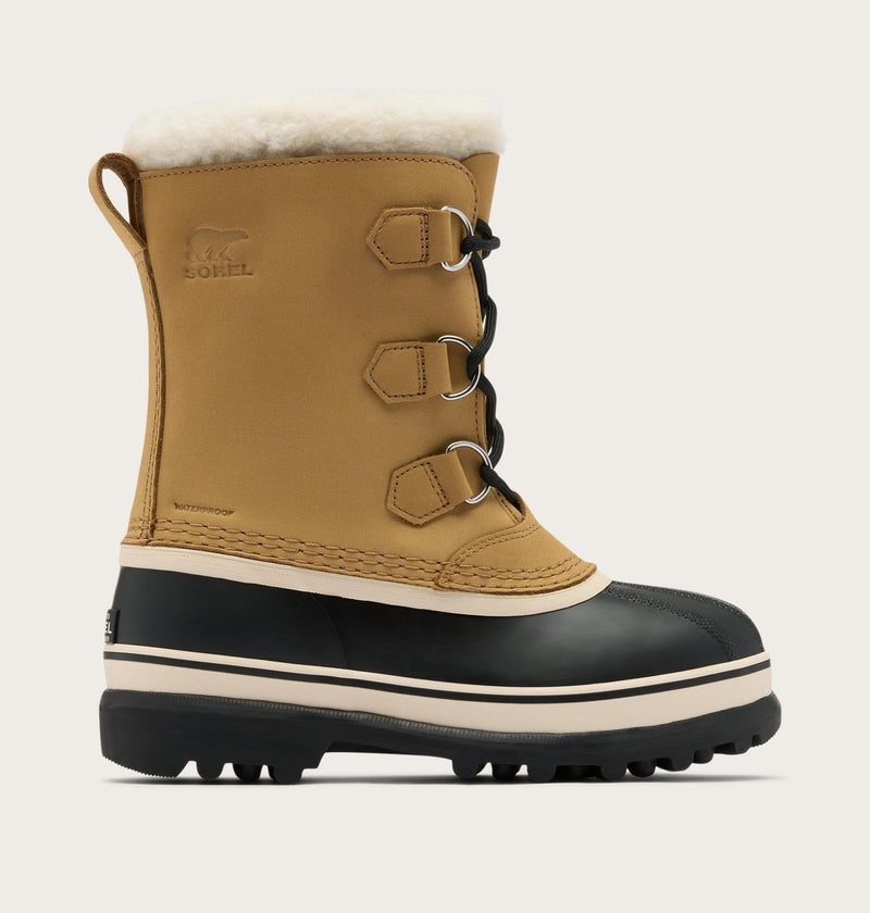 Big Kids Caribou™ Winter Boot - Caribou Buff, Black