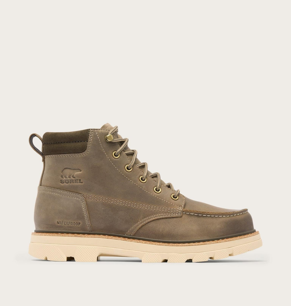 Lark-47™ Moc Toe Men's Waterproof Boot - Wet Sand, Major