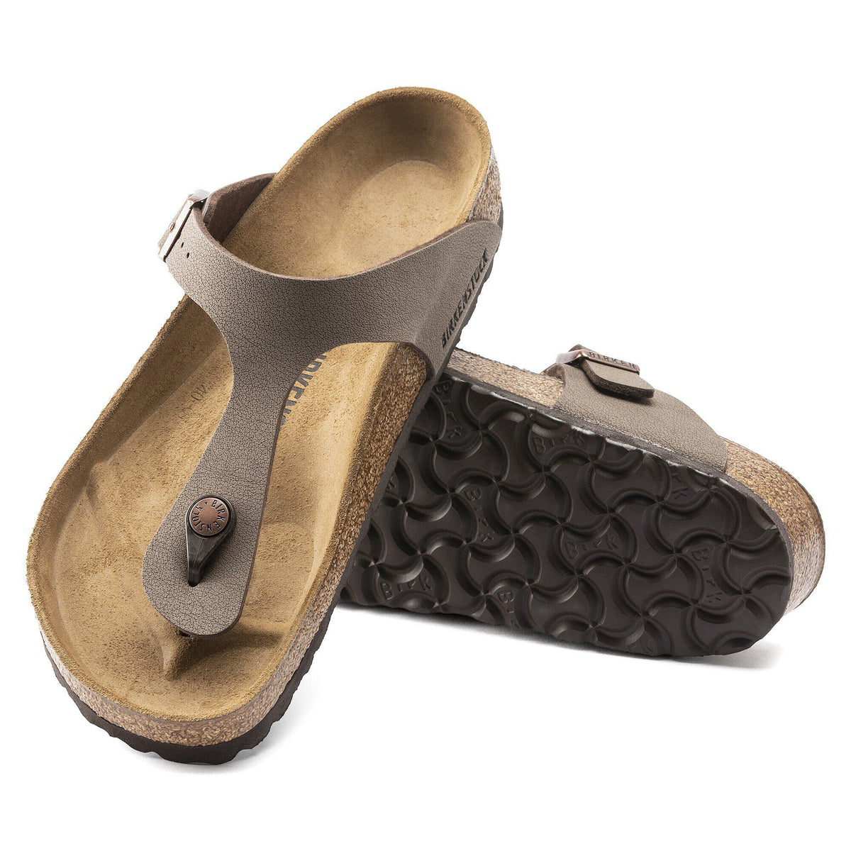 Gizeh Birko-Flor Nubuck - Mocha