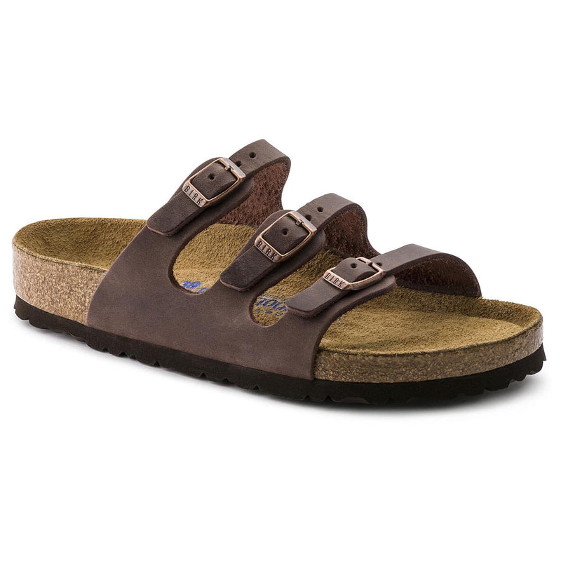 Florida Soft Footbed Natural Leather Oiled - Habana