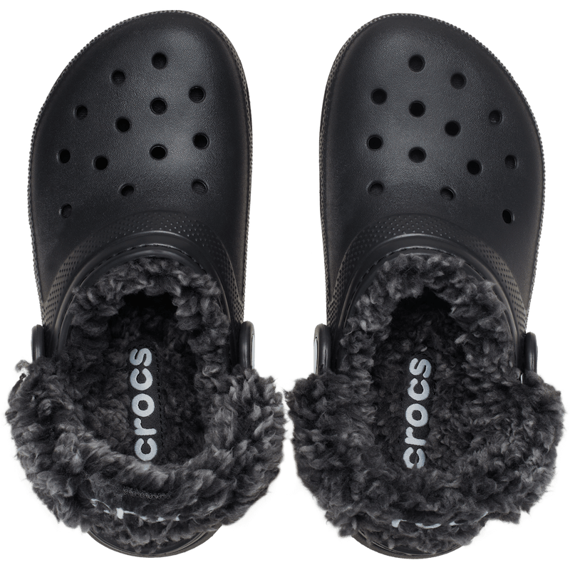 Kids’ Classic Fleece Lined Clog - Black