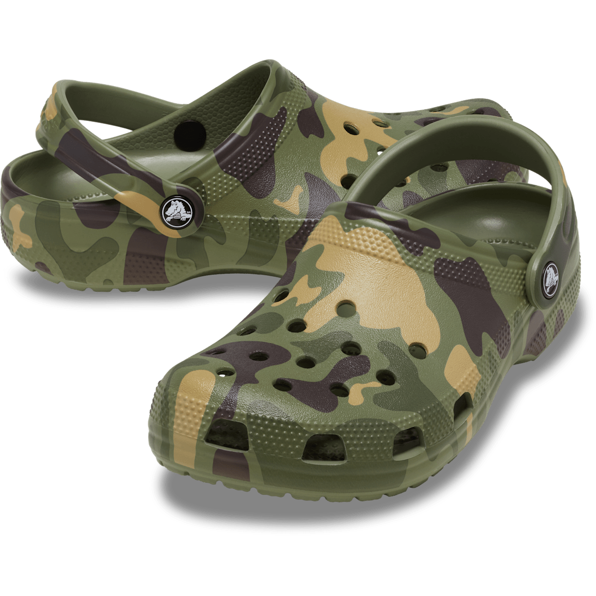 Classic Duck Camo Clog - Black/Cargo