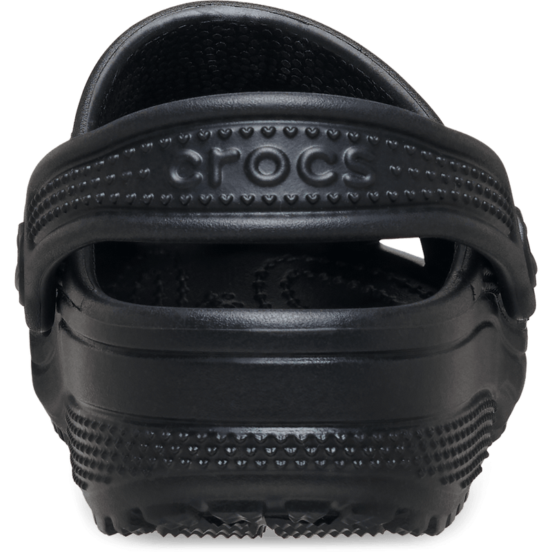 Kids' Classic Hearts Cut Out Clog - Black