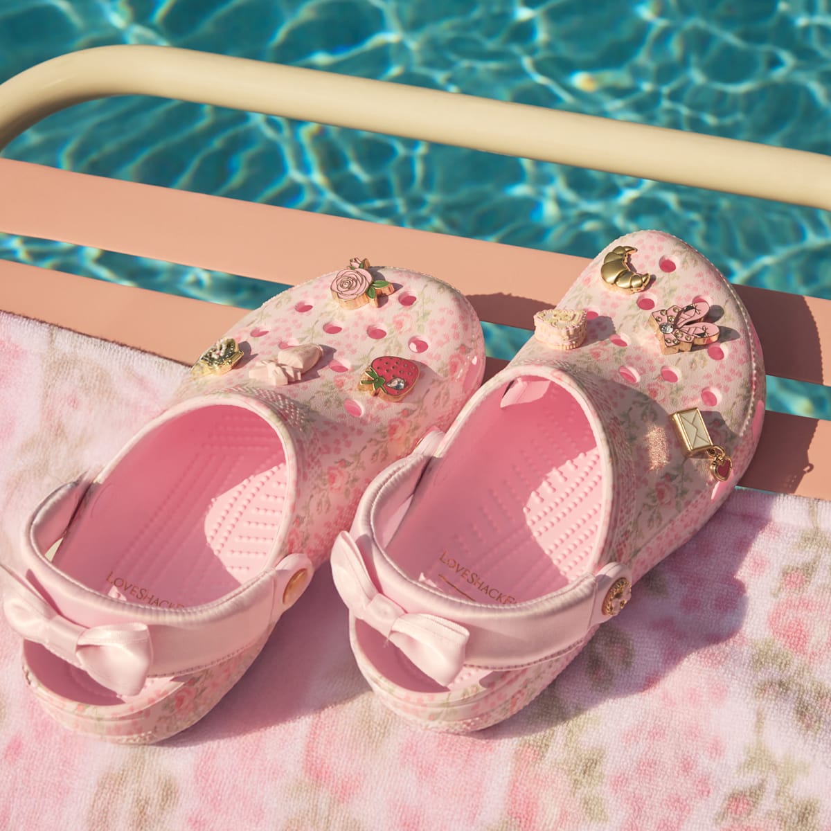 LoveShackFancy Classic Clog - Pink Milk
