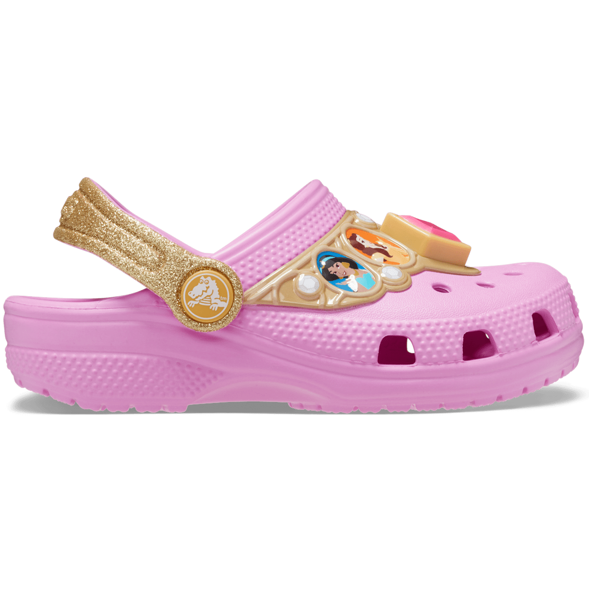 Toddler Classic Disney Princess Lights Clog - Taffy Pink