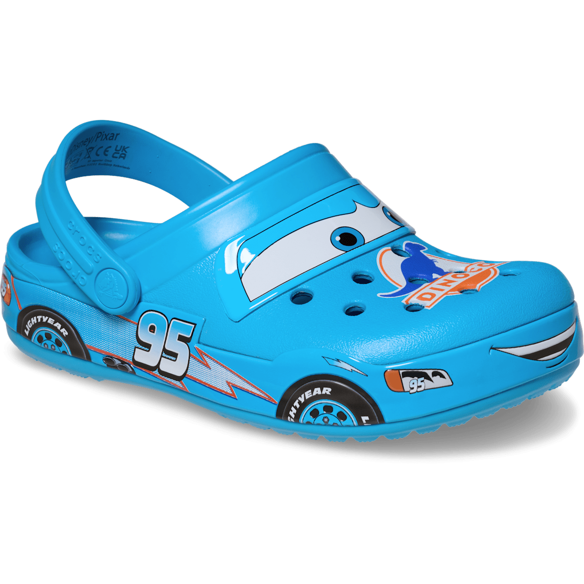 Kids Disney and Pixar's Lightning McQueen Dinoco Crocband™ Clog - Multi
