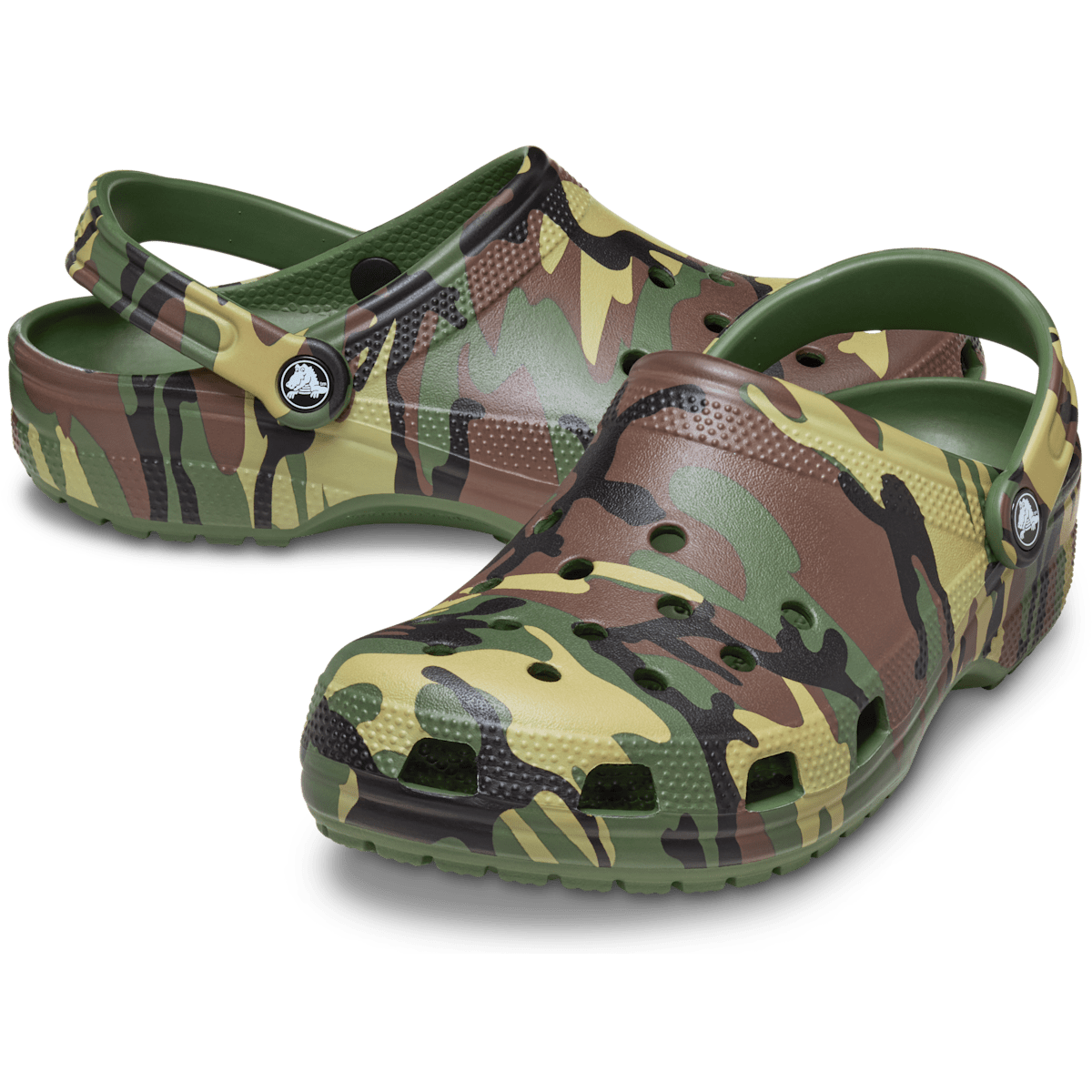 Classic Camouflage Clog - Army Green / Multi