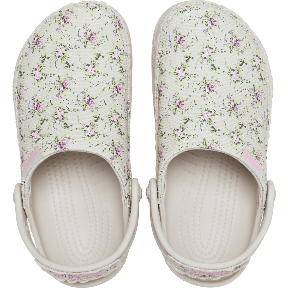 Kids' Crafted Ditsy Floral Clog - Cocoa Crème