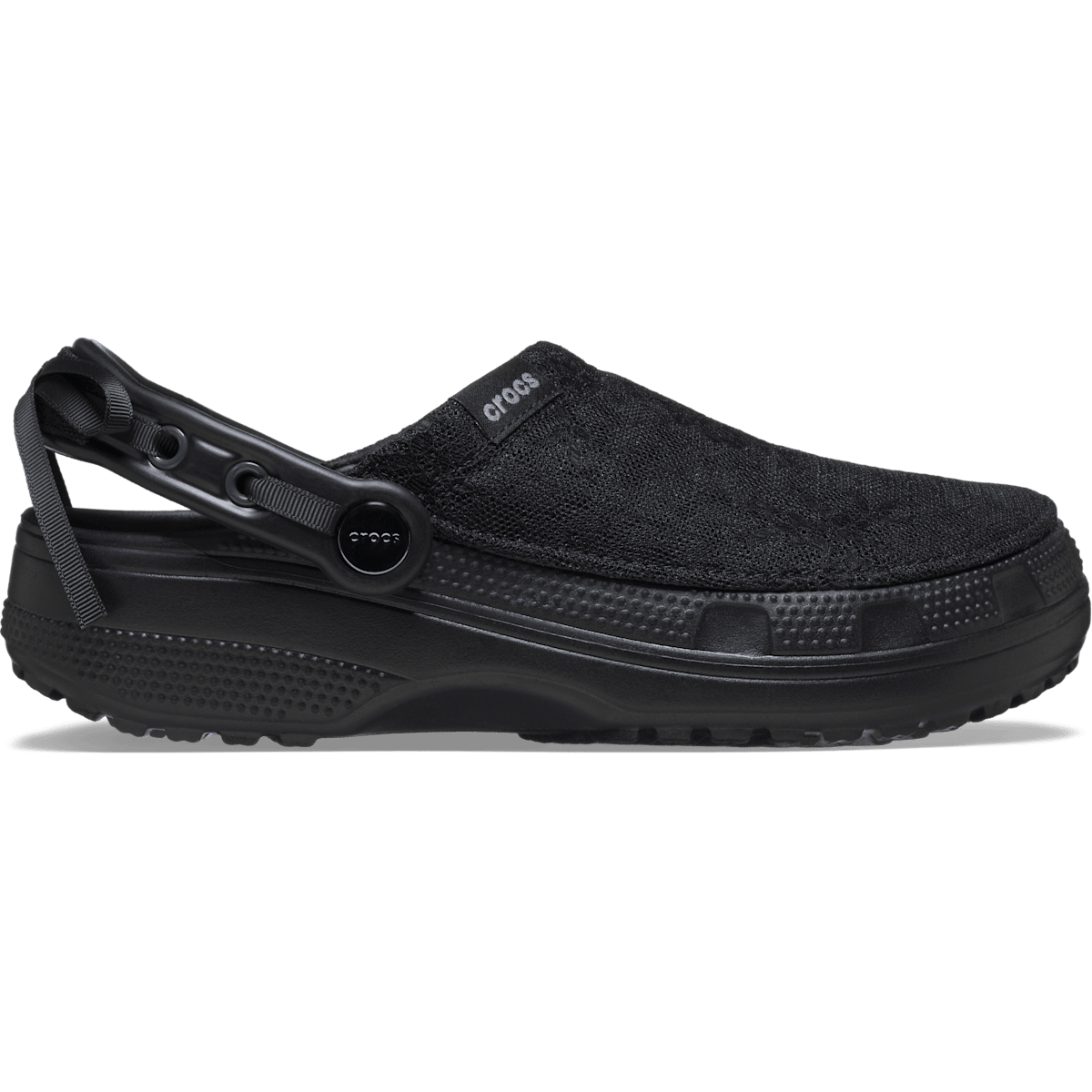 Crafted Lace Clog - Black