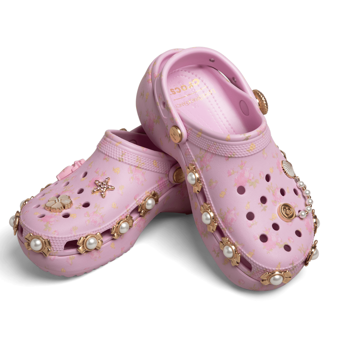LoveShackFancy Classic Platform Clog - Ballerina Pink