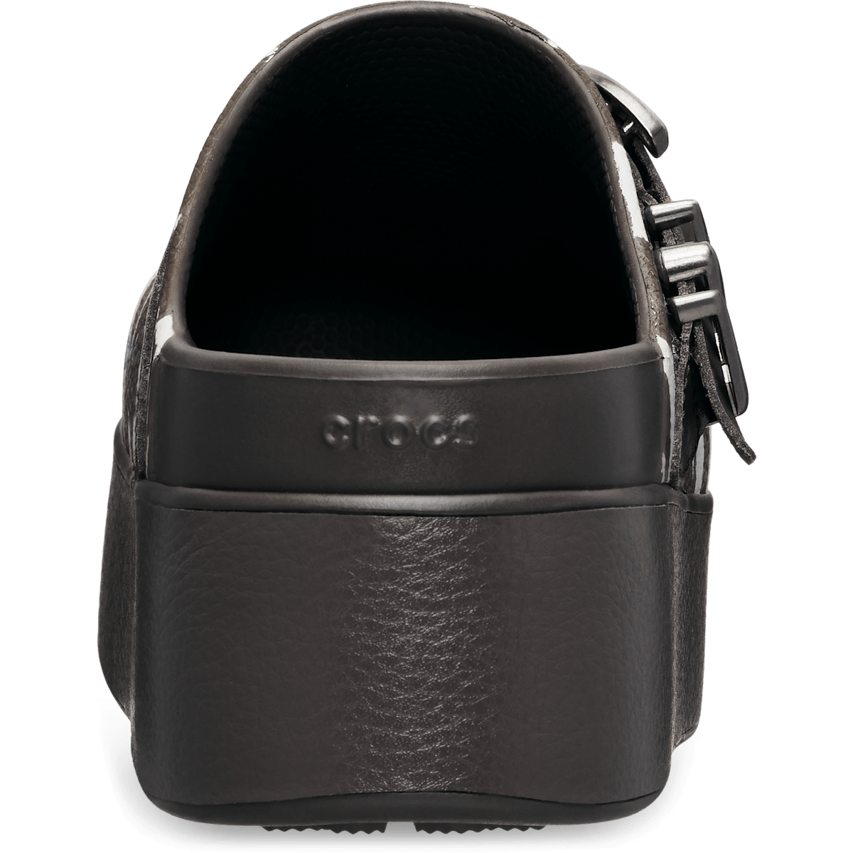 Dylan Platform Animal Buckle Clog - Espresso