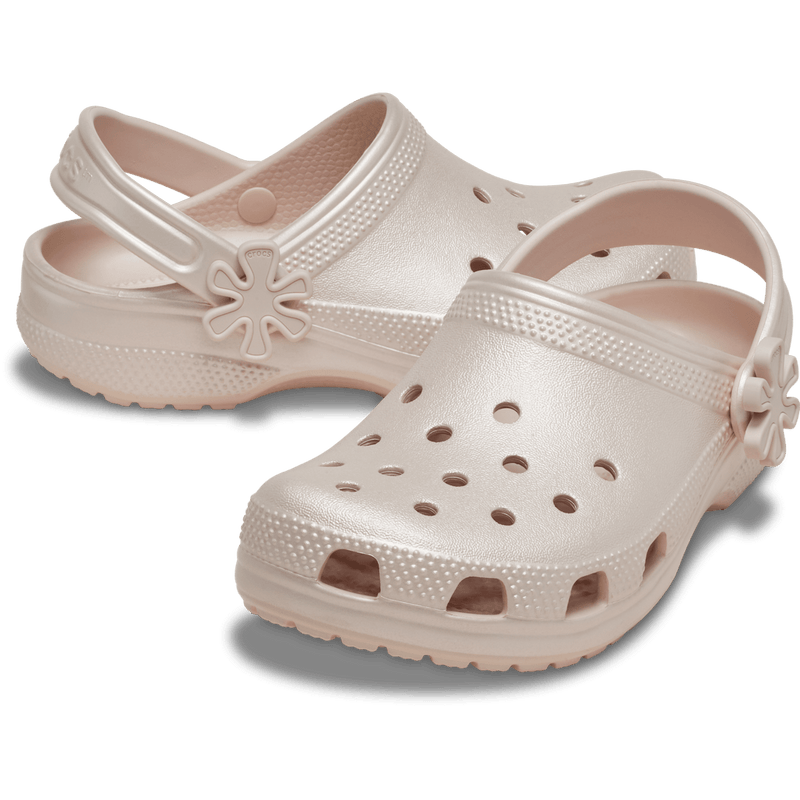 Kids' Classic Pearl Shine Clog - Quartz