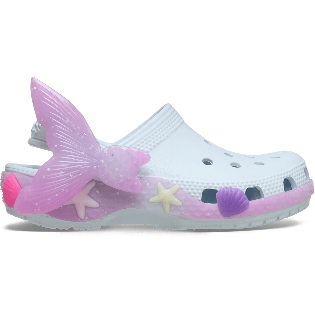 Toddler Classic IAM Color Change Mermaid Clog - Vapor Ice
