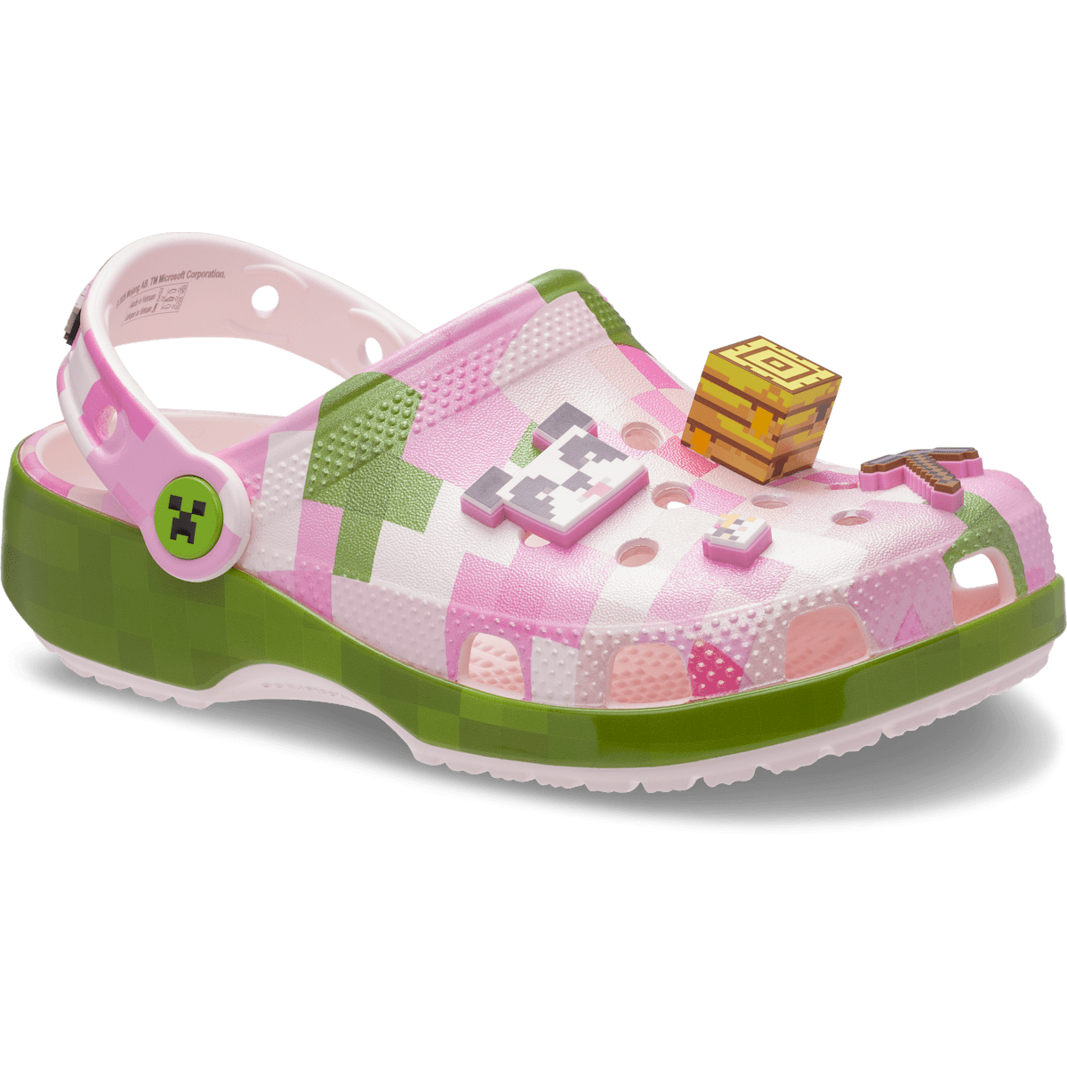 Kids’ Minecraft Pink Classic Clog - Multi
