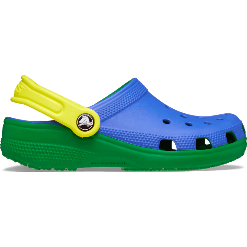 Kids’ Classic Retro Sport Clog - Blue Bolt
