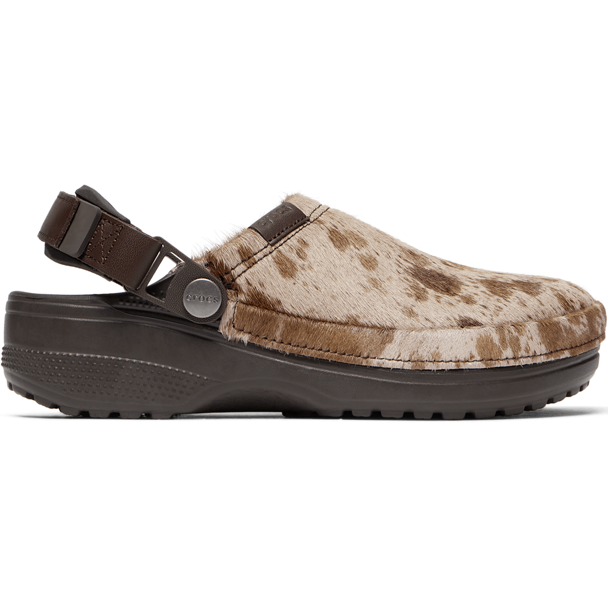 Crafted Pony Hair Clog - Espresso