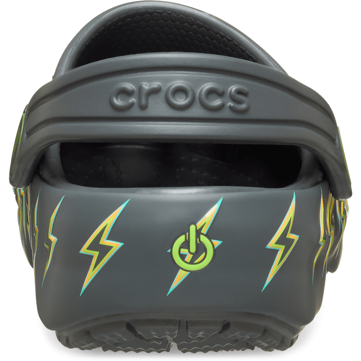 Toddler Classic Bolt Lights Clog - Carbon