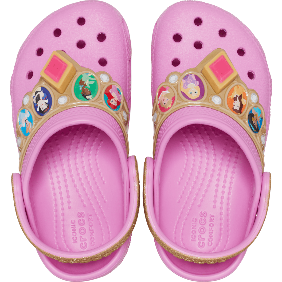 Toddler Classic Disney Princess Lights Clog - Taffy Pink